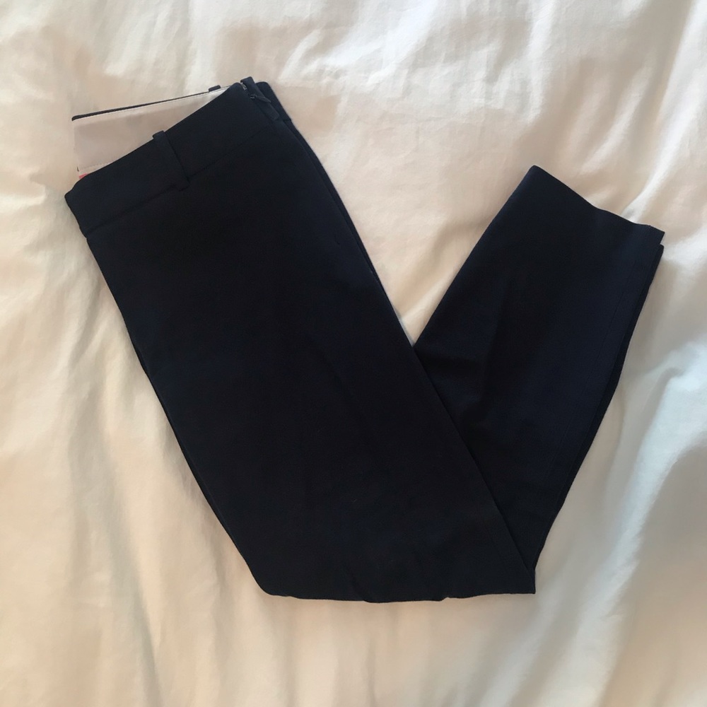 J. Crew stretch capris. Navy blue size 4